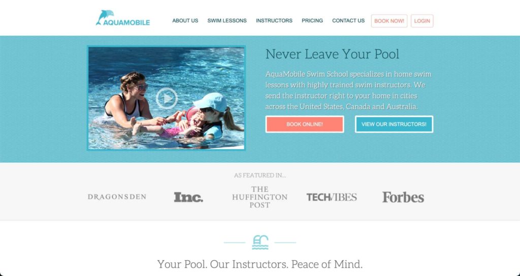 AquaMobile Swim School's Homepage