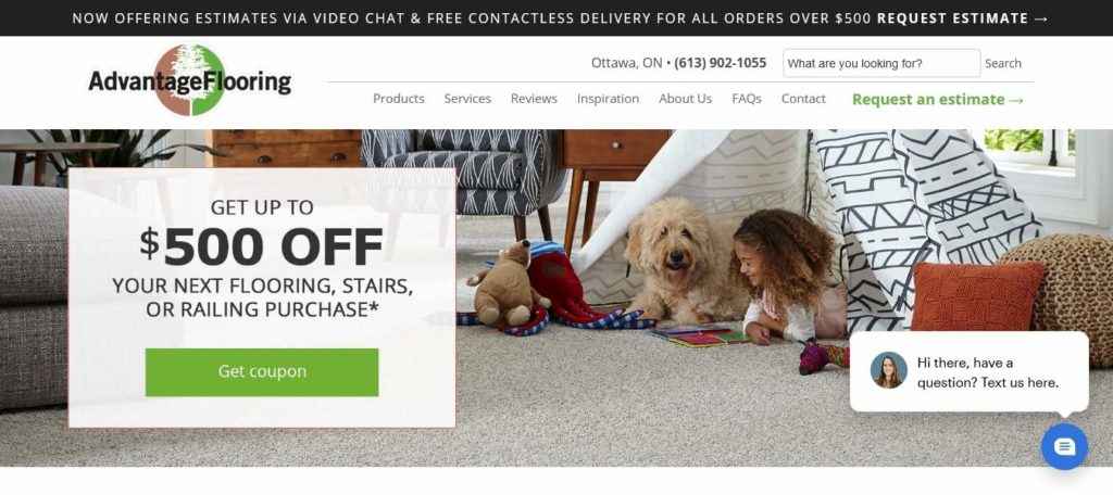 Advantage Flooring, Inc.'s Homepage