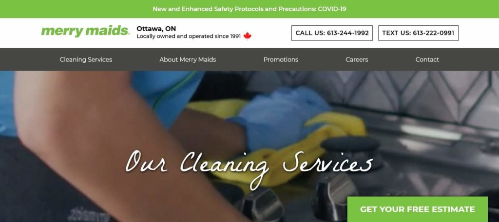 Merry Maids Ottawa's Homepage
