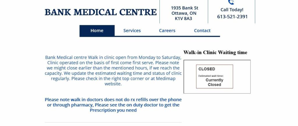 Bank Medical Centre's Homepage