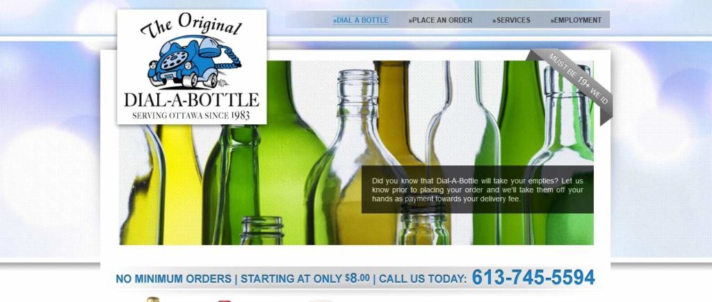 Dial a Bottle Ottawa's Homepage