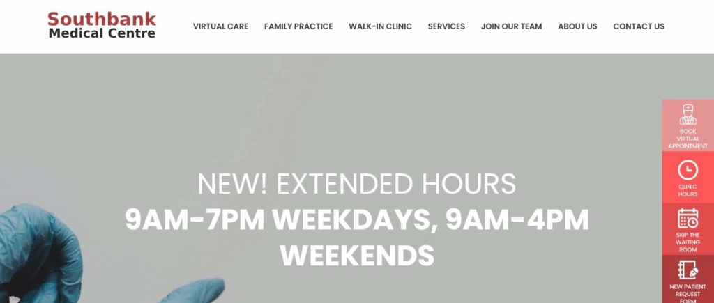 Southbank Medical Centre's Homepage