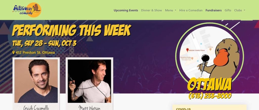Absolute Comedy's Homepage