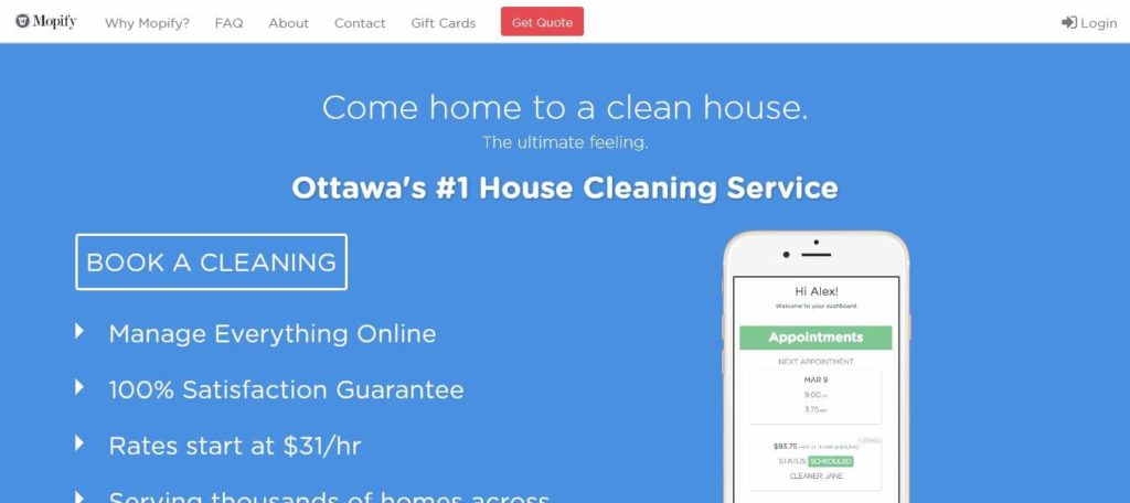 Mopify's Homepage