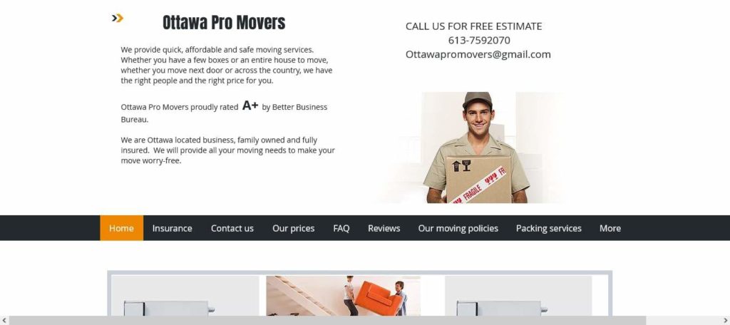 Ottawa Pro Movers' Homepage