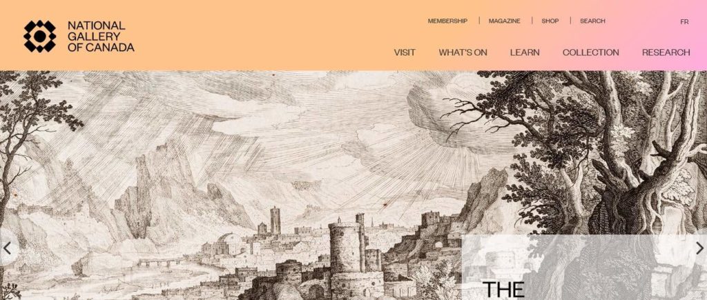 National Gallery of Canada's Homepage