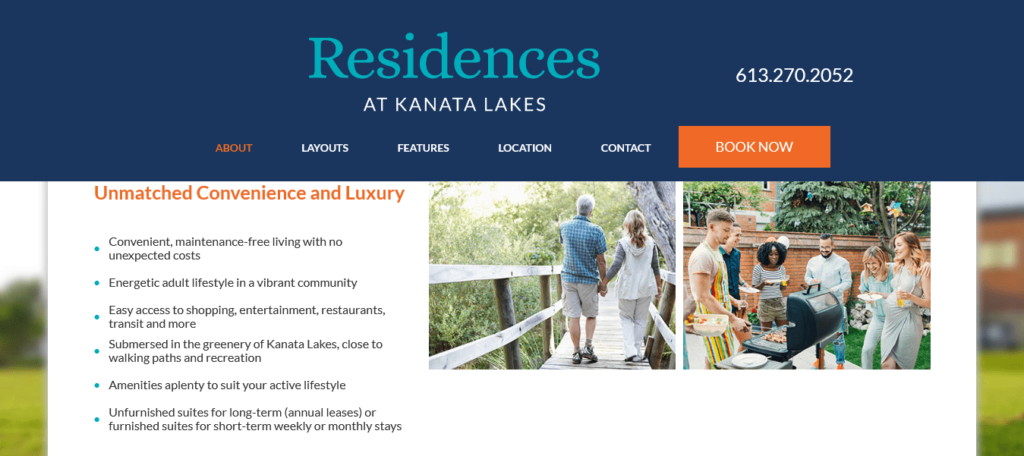 Residences at Kanata Lakes' Homepage