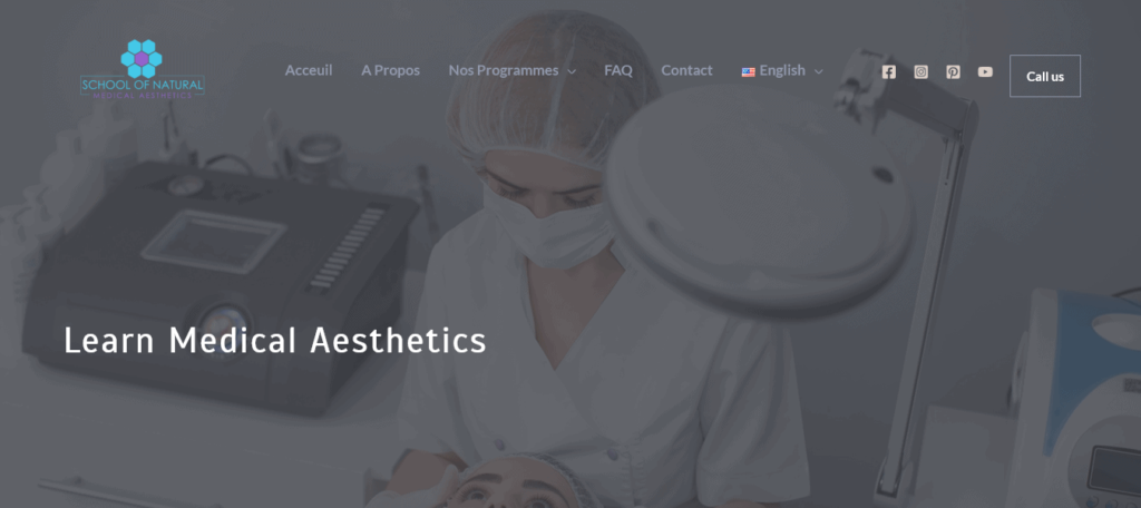 Natural Medical Aesthetics' Homepage
