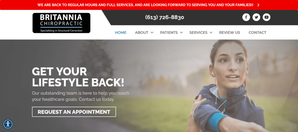 Britannia Chiropractic's Homepage