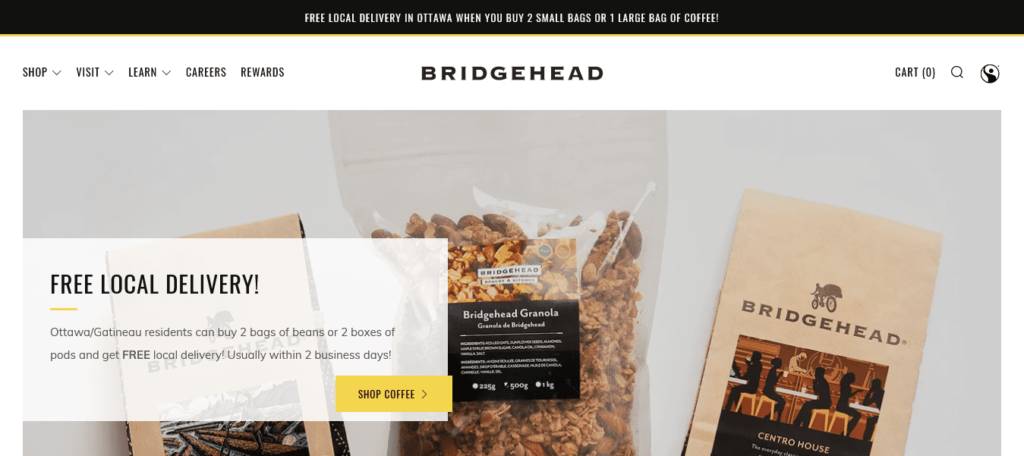 Bridgehead Roastery's Homepage