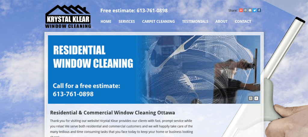 Krystal Klear Window Cleaning's Homepage