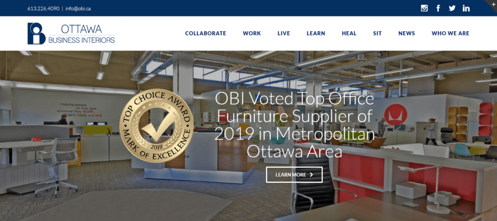 Ottawa Business Interiors' Homepage