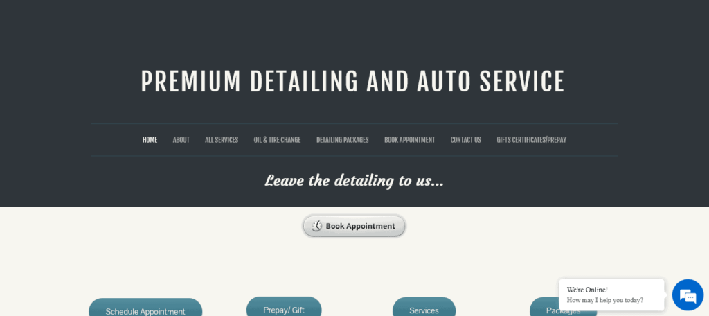 Premium Auto Spa's Homepage