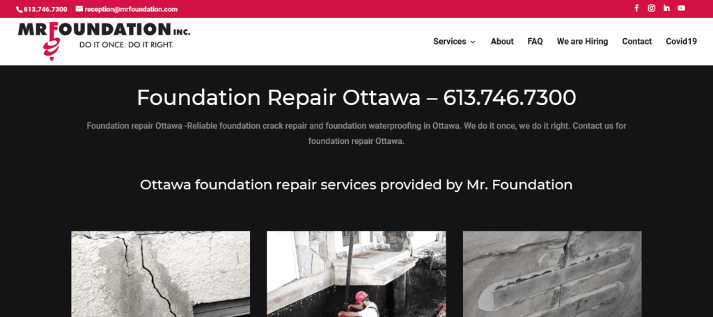 Mr. Foundation, Inc.'s Homepage