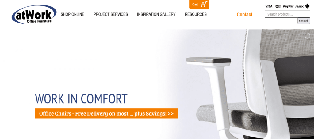 AtWork Office Furniture's Homepage