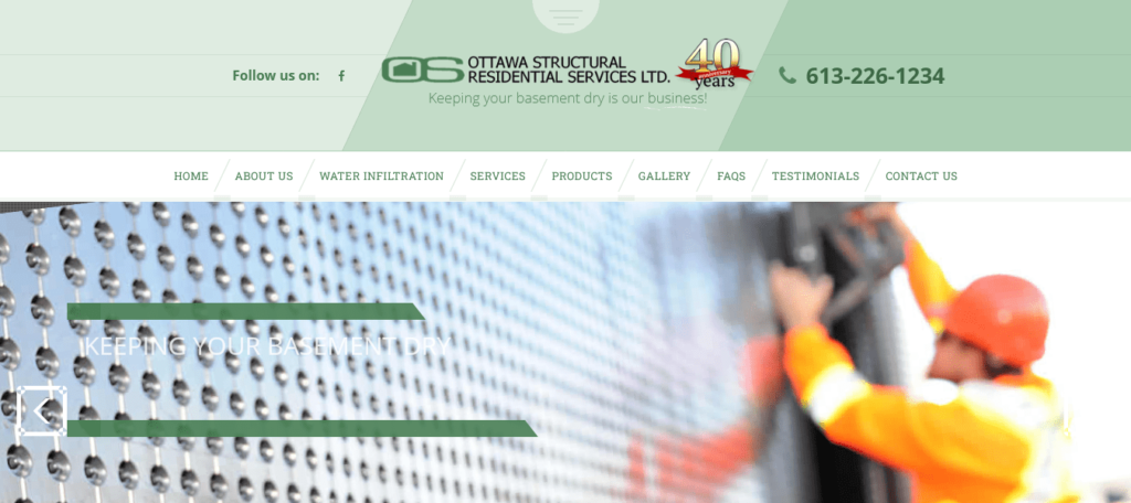 Ottawa Structural Residential Services, Ltd.'s Homepage