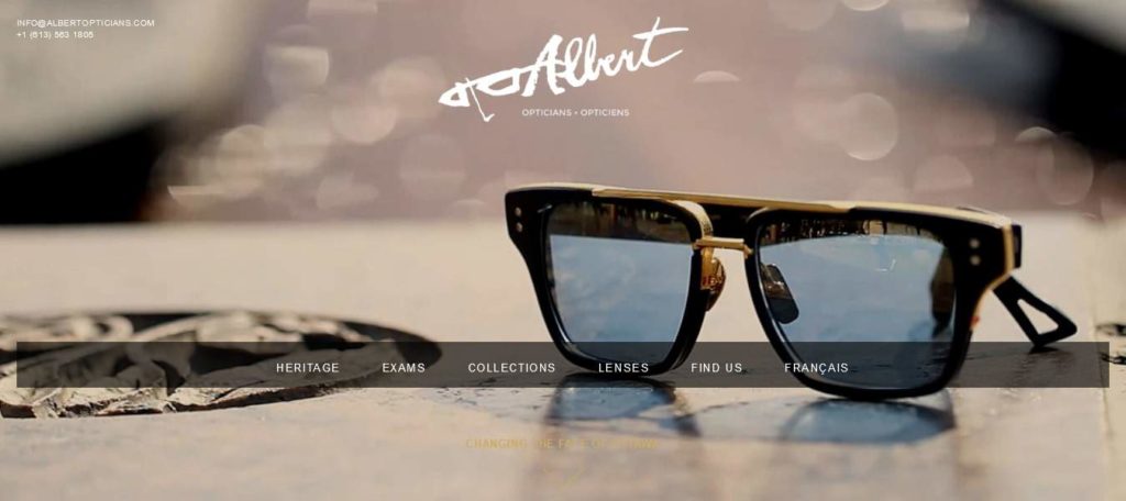 Albert Opticians' Homepage