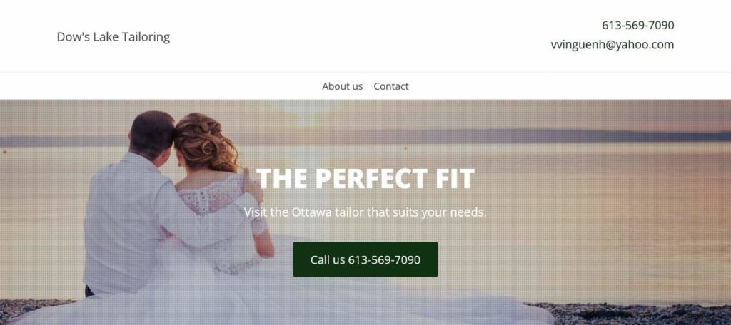 Dow’s Lake Tailoring's Homepage