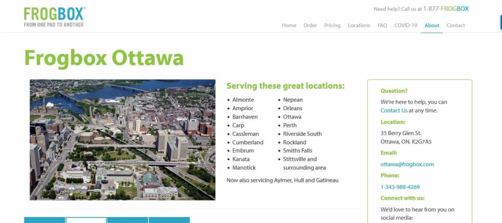 Frogbox Ottawa's Homepage