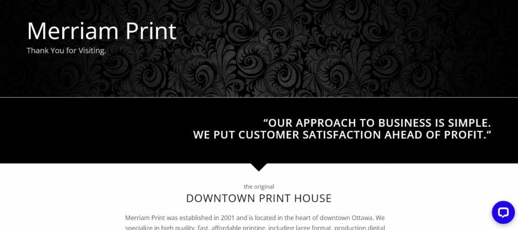 Merriam Print, Inc.'s Homepage