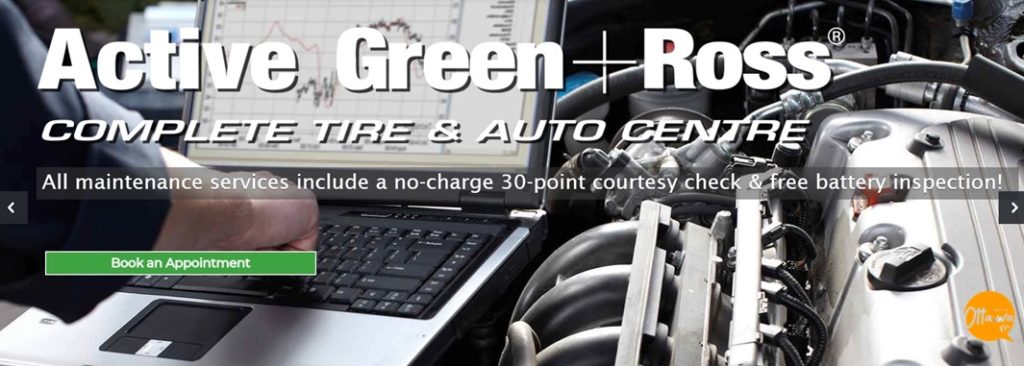 Active Green+Ross Tire & Automotive Centre's homepage