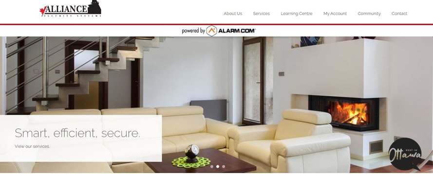 Alliance Security Systems homepage