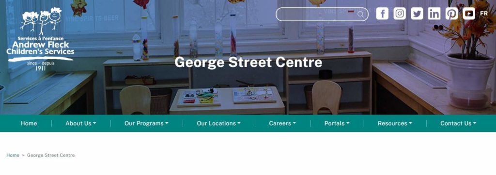 Andrew Fleck Children's Services – George Street's homepage