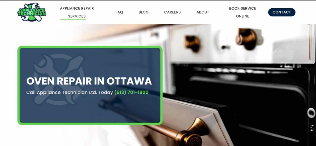 Appliance Technician Ltd's homepage