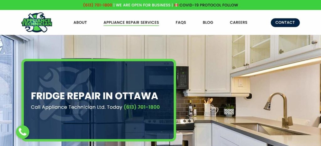 Appliance Technician's homepage
