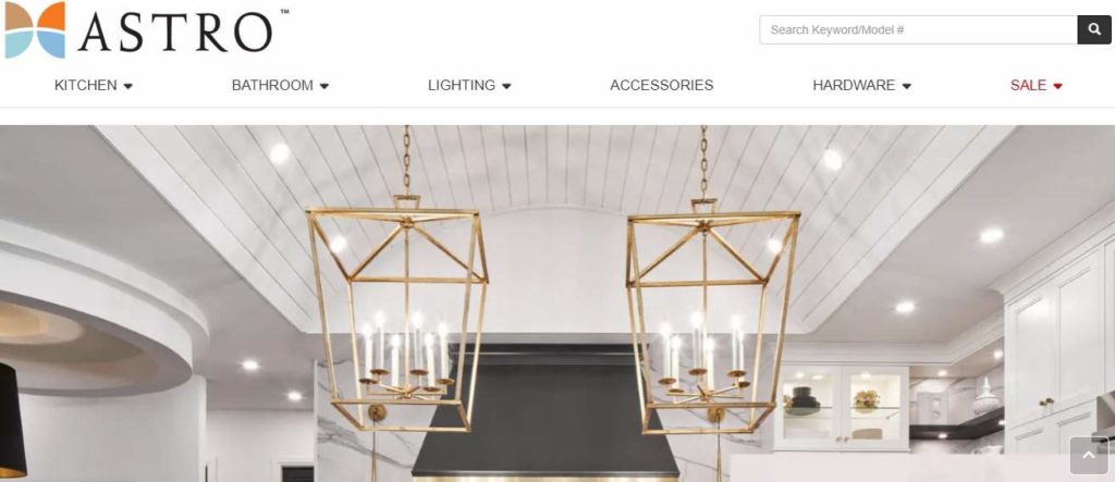 Astro Design Centre's hoempage
