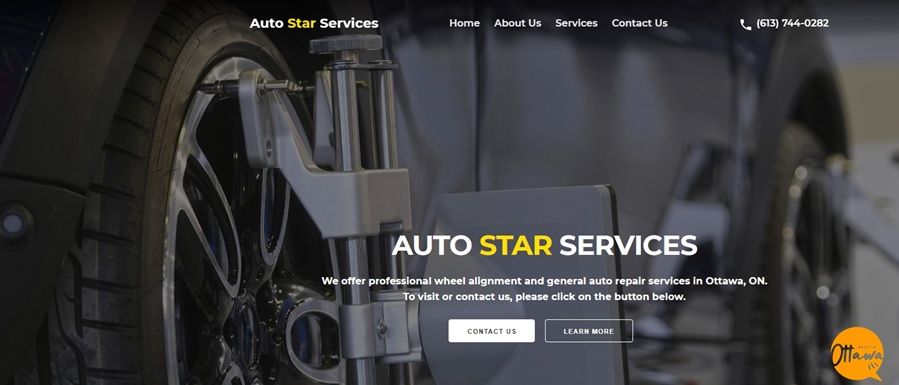 Auto Star Services homepage