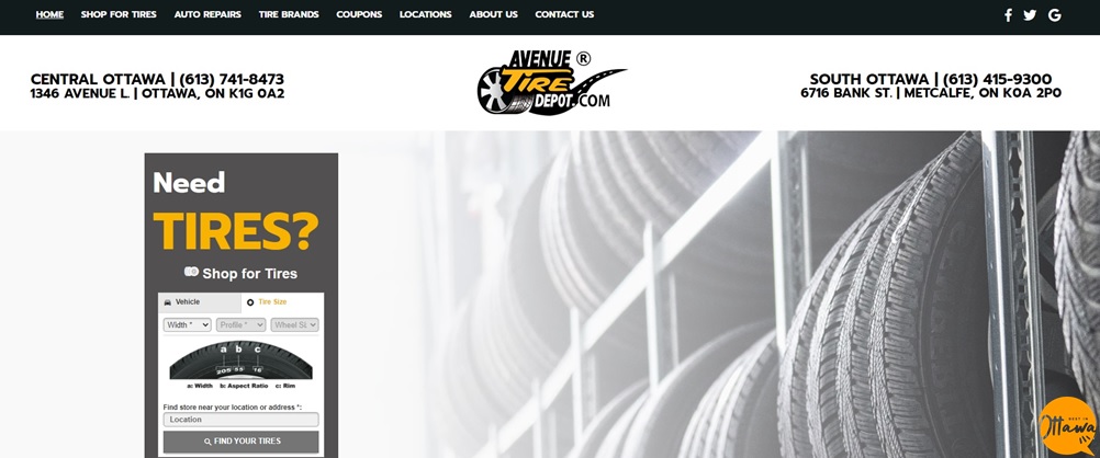 Avenue Tire Depot Inc's homepage