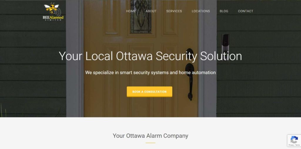 Bee Alarmed Limited's homepage