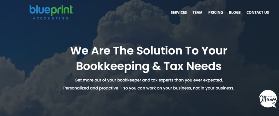 Blueprint Accounting's homepage