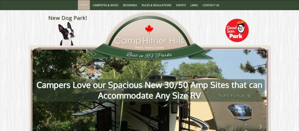 Camp Hither Hills homepage