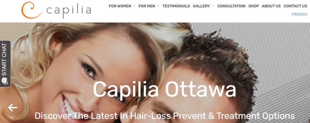 Capilia Ottawa's homepage