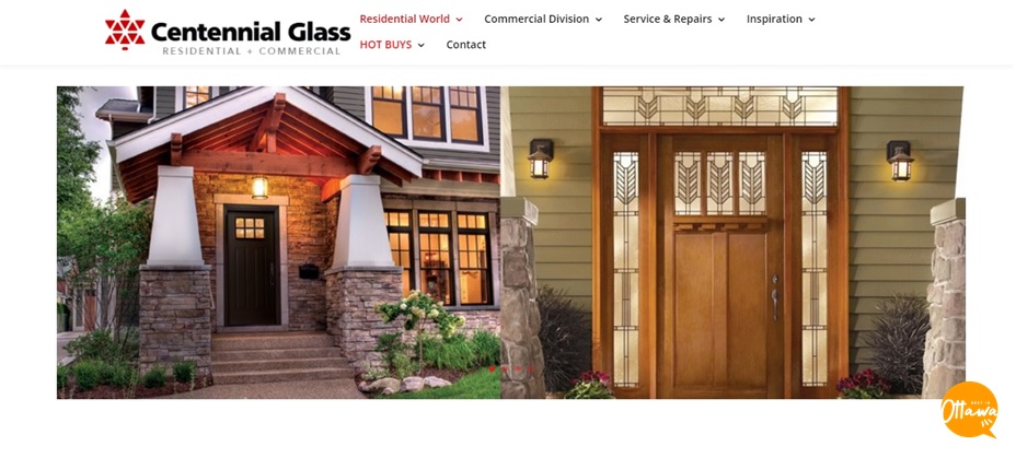 Centennial Glass homepage