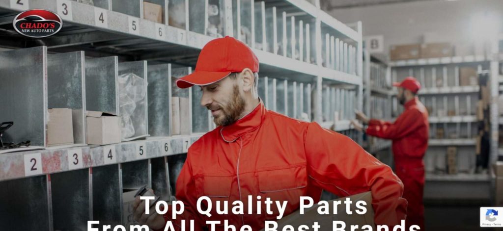 Chado’s New Auto Parts homepage
