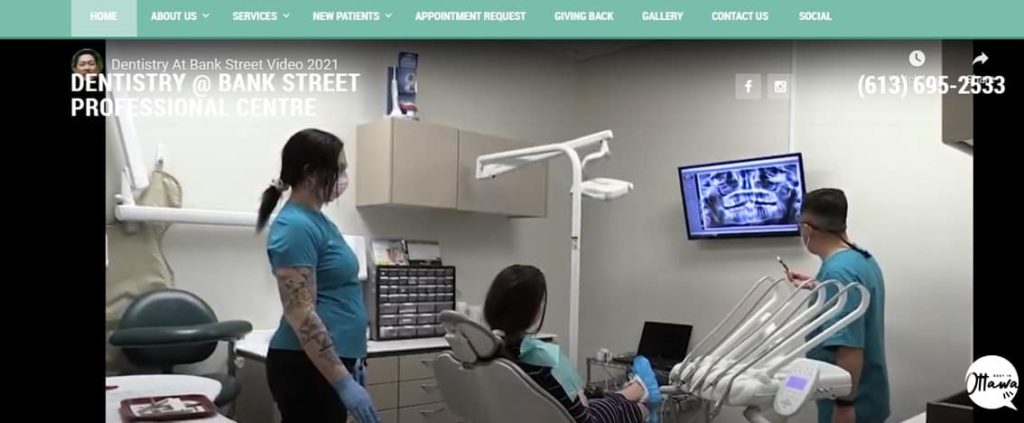 Dentistry @ Bank Street Professional Centre's homepage