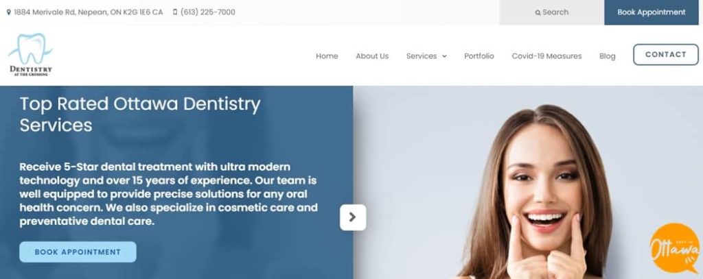 Dentistry at the Crossing's homepage