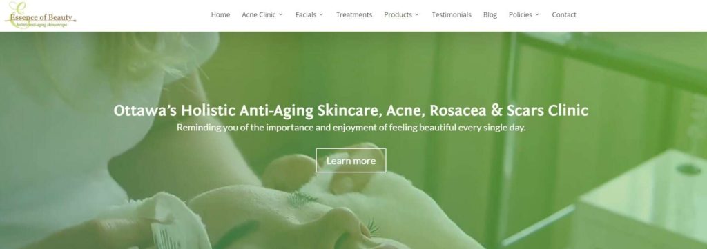 Essence of Beauty's homepage