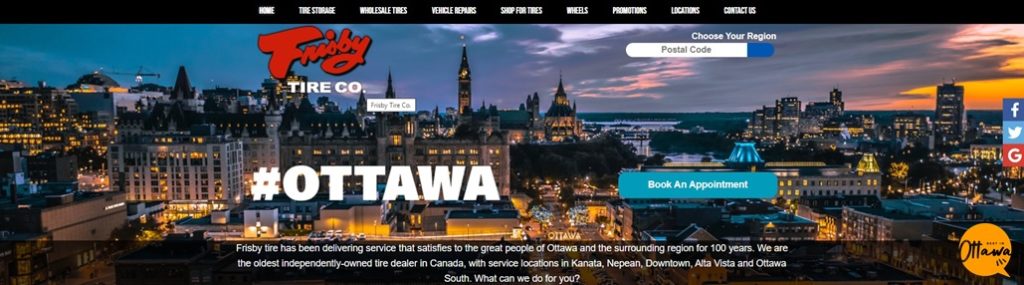 Frisby Tire Co's homepage