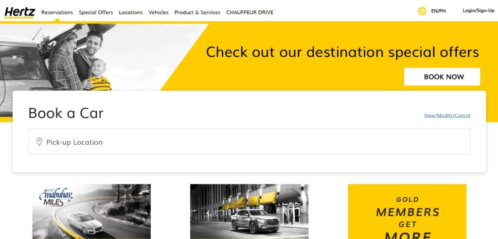 Hertz's homepage