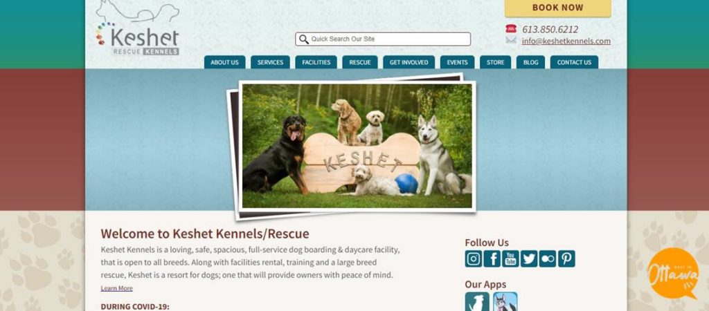 Keshet Kennels homepage