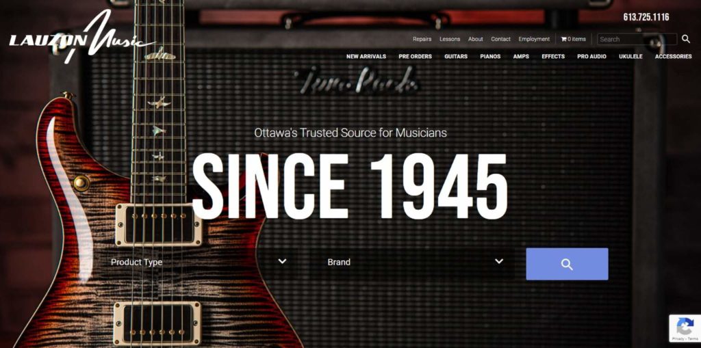 Lauzon Music's homepage