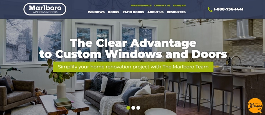 Marlboro Window and Door Manufacturer Ltd's homepage