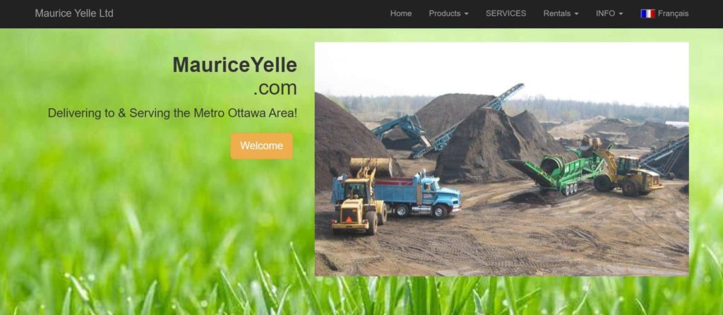 Maurice Yelle Ltd's homepage