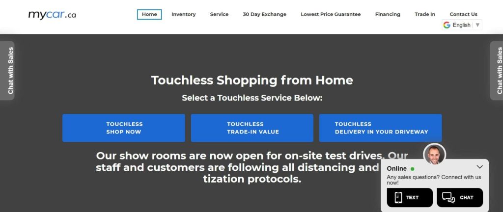 MyCar's homepage