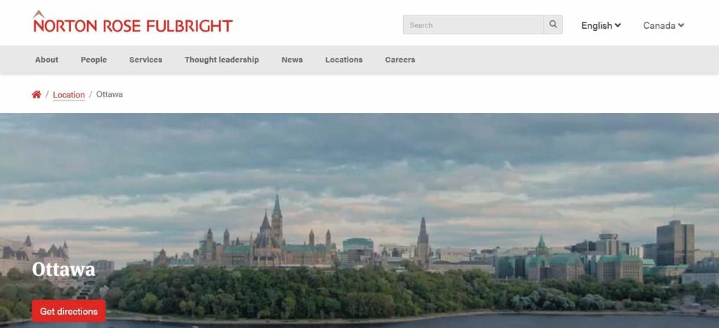 Norton Rose Fulbright's homepage