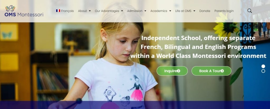 OMS Montessori's homepage